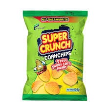 Super Crunch Corn Chips Sweetcorn Flavor 120g