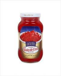 GOLDEN DELIGHTS NATA DE COCO RED 340g